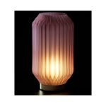 EDG Enzo De Gasperi - Lampada con timer con base oro h26 d14 Bordò - Bright - immagine 2