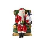 Villeroy & Boch - Babbo Natale in poltrona, multicolore, 10 x 10 x 15 cm - Christmas Toy's - immagine 2